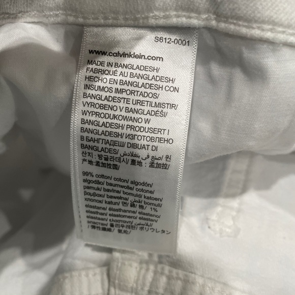 Calvin Klein RAF Simons Era SS18 Unreleased White Slim Fit Denim - Picture 5 of 5